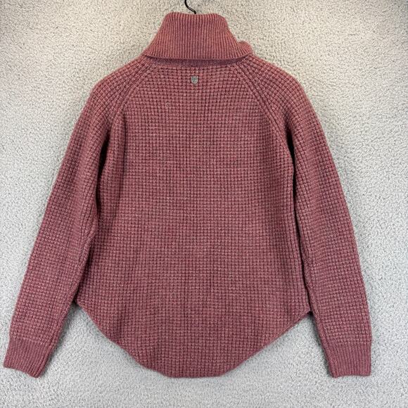 Kuhl Sienna Sweater Womens Medium Fisherman Cabincore Cozycore Chunky Cowl Neck - Picture 12 of 13